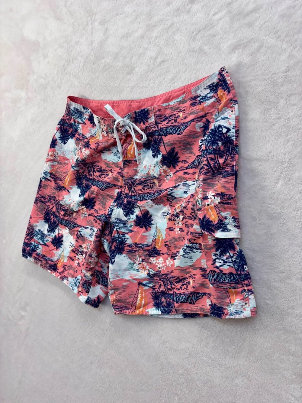 Raya Sun Pink & Blue Board Shorts --- Size: Large --- Great Condition!!